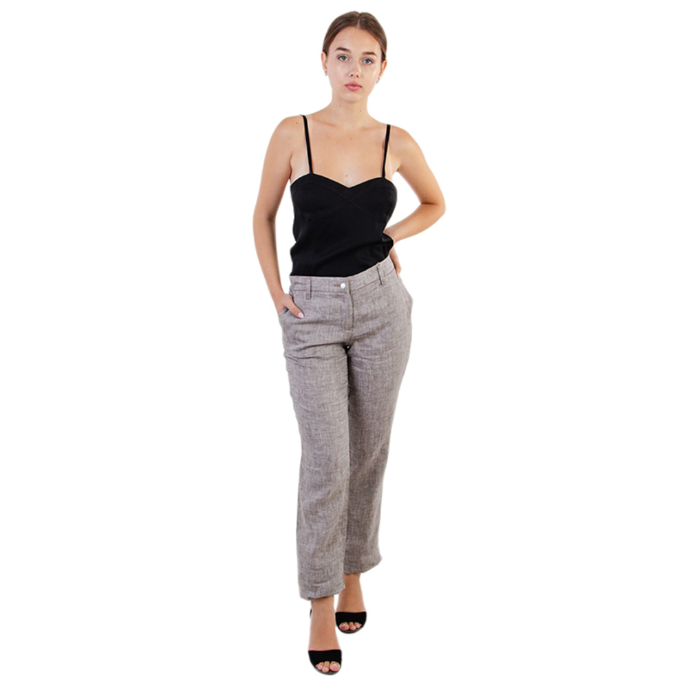 Capritouch Pants Women size 26 Dark Gray